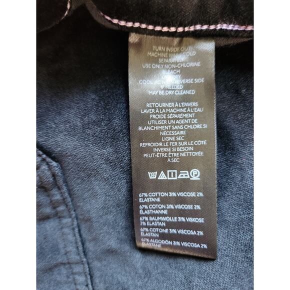 NWT Anthropologie The Colette Cropped Wide-Leg Velvet Pants Sz 38 Carbon #7A506 - Picture 10 of 11